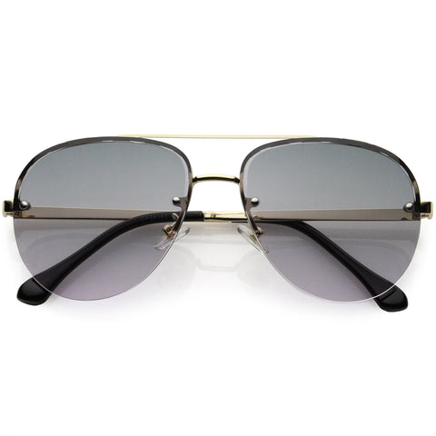 Futuristic Oversize Extended Side Temple Mirrored Lens Sport Shield Sunglasses 68mm