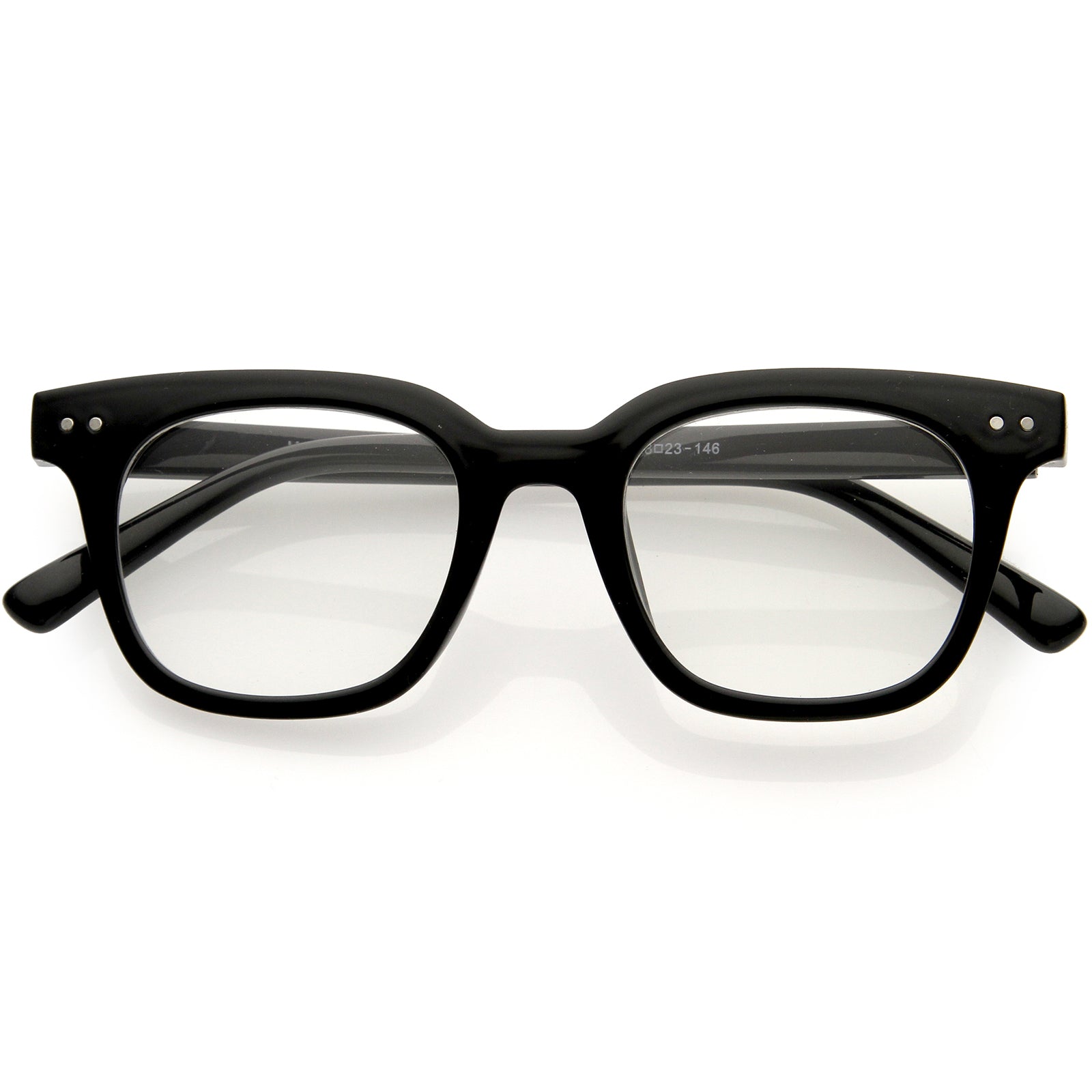 Everyday Retro Classic Horn Rimmed Blue Light Blocking Glasses 47mm Black / Clear