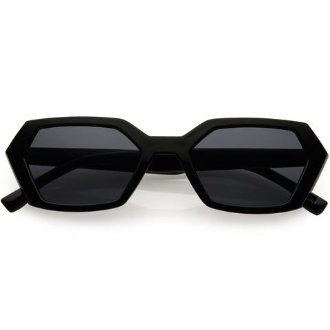 Glamorous Designer-Inspired Argyle Embossed Arms Oversized Square Sunglasses 63mm