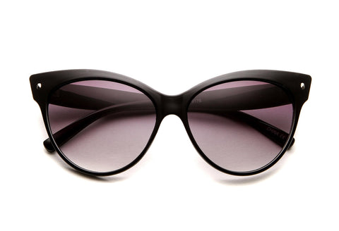 Retro Fab 70s Disco Era Keyhole Nose Classic Round Sunglasses 50mm