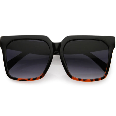 Bold Euro Designer Inspired Fashion Oversize Square Sunglasses 50mm