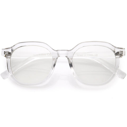 Retro Fashion Neutral Colored Geometric Sunglasses 53mm