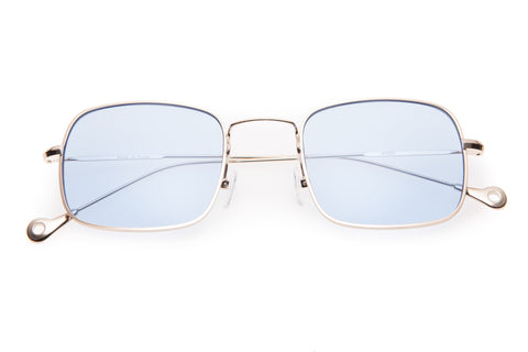 Sleek Oversize Flat Top Gradient Lens Cut-Out Square Sunglasses 50mm